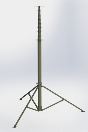 Телескопическая алюминиевая мачта Телескопическая алюминиевая мачта